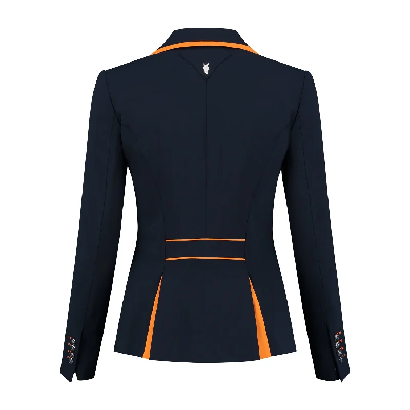 Navy competition jacket - orange piping