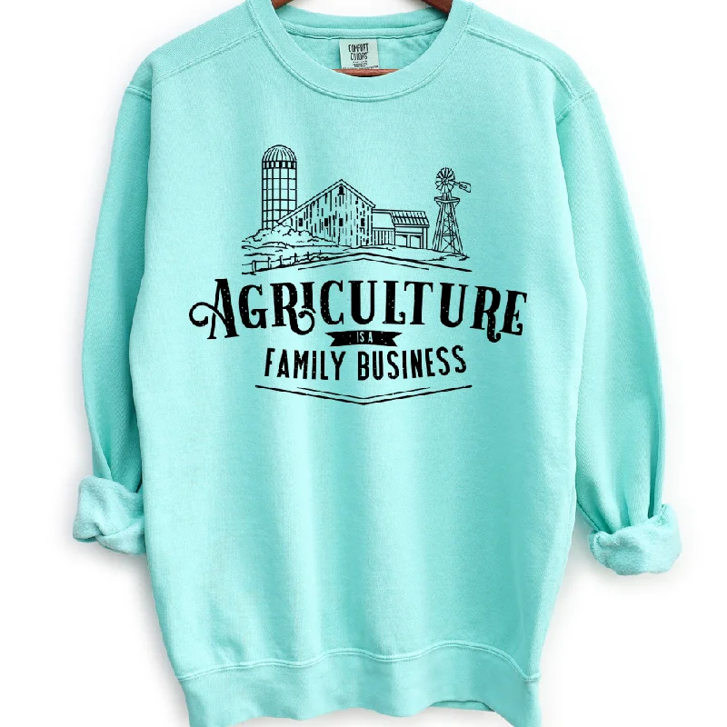 Agriculture is a Family Business Crewneck (S-3XL) - Multiple Colors!